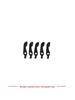 Automatic 7-Digit Numbering Machine Adjustment Screw with Rocker Arm Claw and Torsion Spring