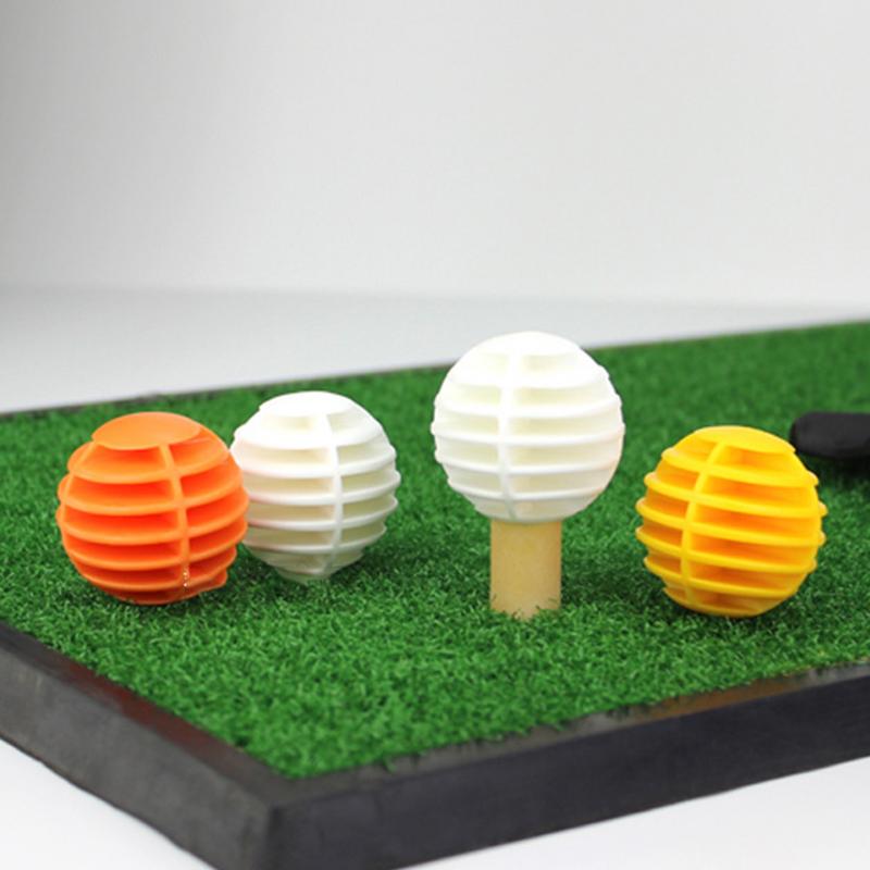 Foam Golf Practice Balls 42mm Striped Hollow Training Ball Colorful Training Aid Accessories for Driving Range Swing Practice