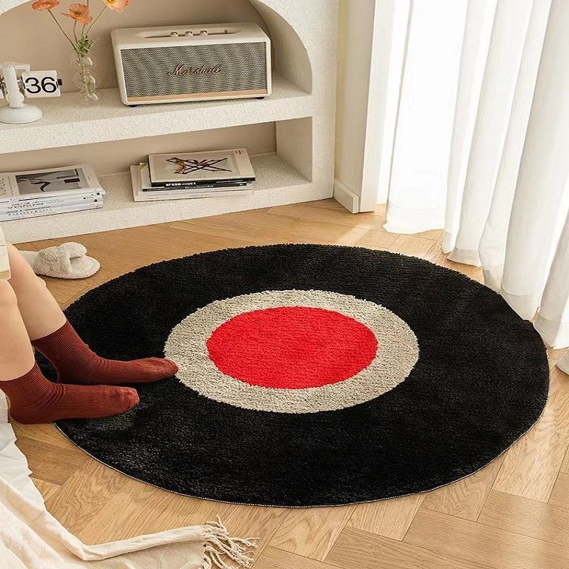 Wohnzimmer Runder Teppich Ankleidezimmer Schminktisch Schlafzimmer Bettvorleger Sofa Bodenmatte Abstrakt Runder Teppich