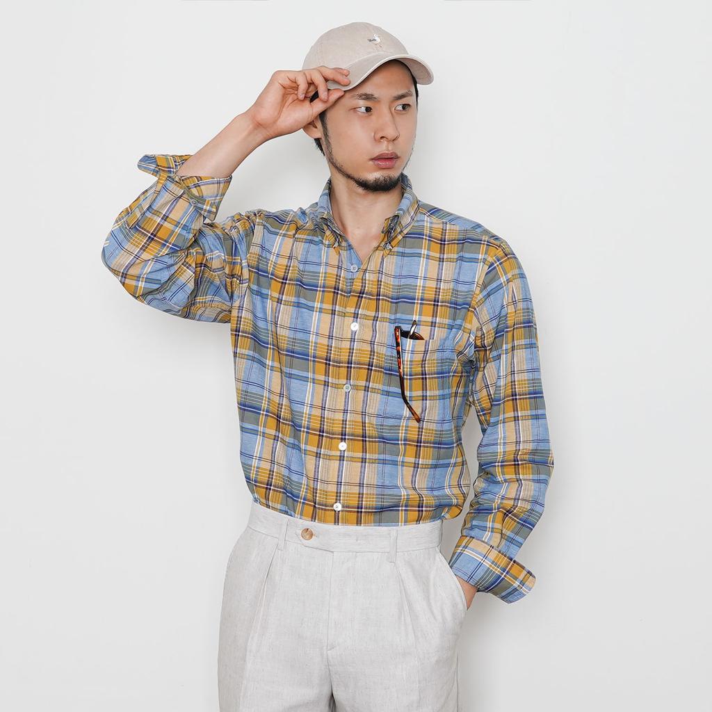 Bancheu South Seagull Washed Cotton Cap - Beige