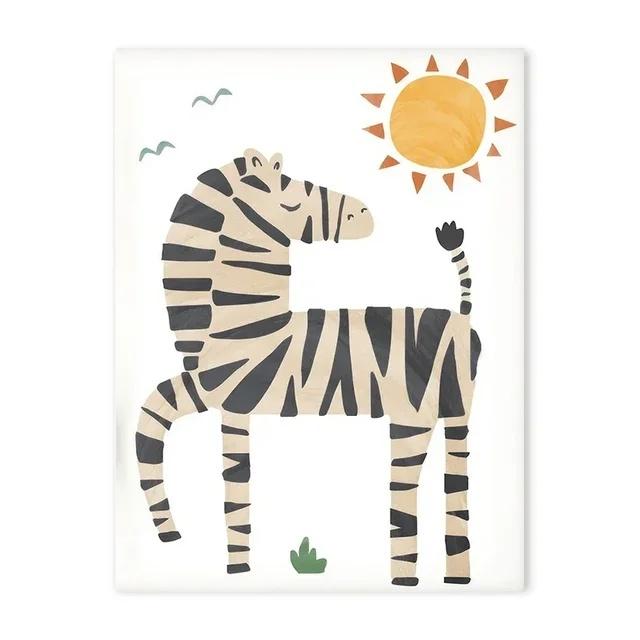 

Cartoon Animals Posters and Prints Nordic Children s Room Decoration Animal Lion Elephant Canvas Painting Baby Nursery Wall Art 21cm×30cm NoFrame