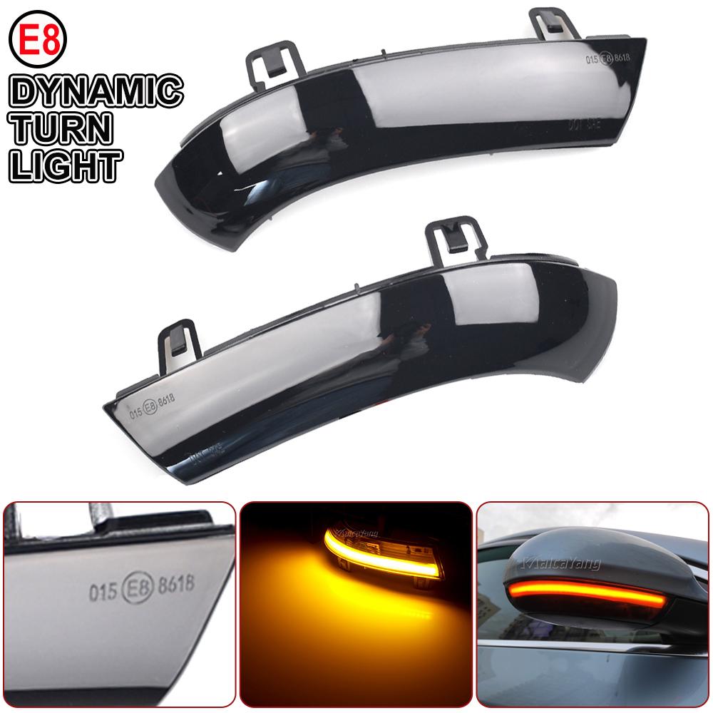 Dynamic LED Rearview Mirror Indicator Turn Signal Light for Passat B6 VW Golf 5 Jetta MK5 Auto PartsTurn Signal 2