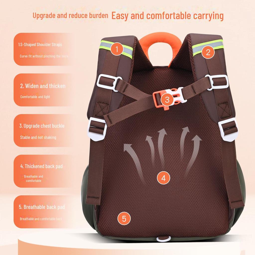 Cartoon Cute Backpack for Kids – Lightweight & Childlike for Kindergarten Boys & Girls