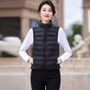 Trolman Women's Korean Style Stand Collar Down Vest