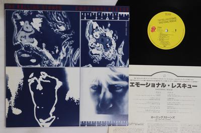 LP Record ROLLING STONES - Emotional Rescue ESS81285 ROLLING STONES 1980 Japan Rock Used