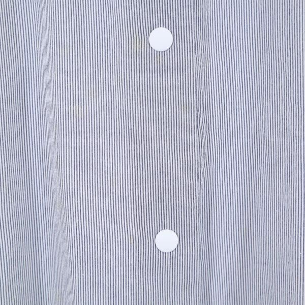 YAECA made in Japan stripe Long sleeve Tunic M Gray shirt Women Used