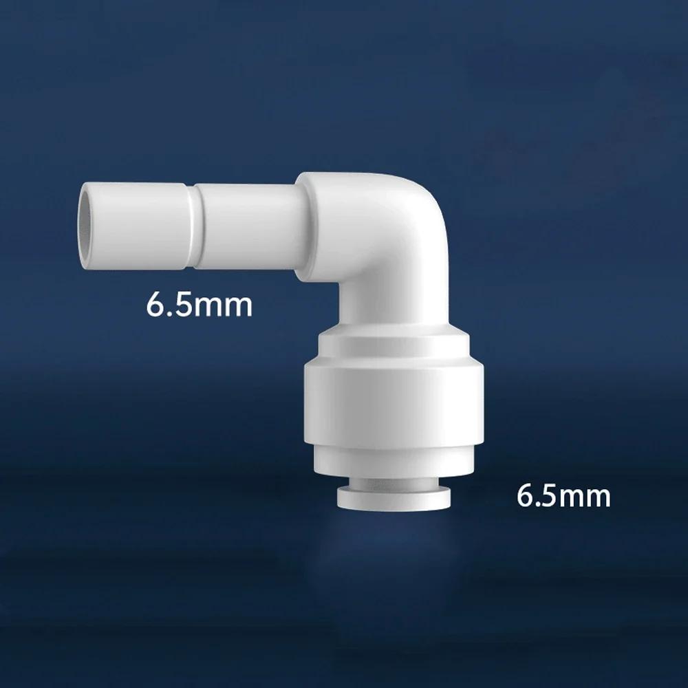 Fit 1/4" 3/8" OD Tube 90 Degree Elbow POM Quick Fitting Connector For Aquarium RO Water Filter Reverse Osmosis System