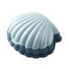 Toilet Creative Seashell Portable Double-layer Drainage Soap Box Soap Box