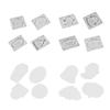 Creative Quicksand Mold Pendants Keychains Crystal Epoxy Resin Shaker Mould Soft Silicone Mold for DIY Crafts