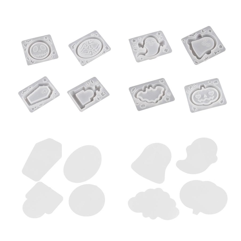 Creative Quicksand Mold Pendants Keychains Crystal Epoxy Resin Shaker Mould Soft Silicone Mold for DIY Crafts