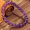 Premium 7-8mm Natural Amethyst Bracelet