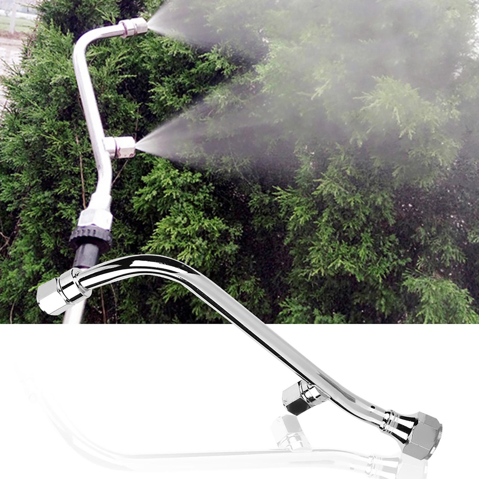 

Two Spray Mist Nozzle High Pressure Agricultural Atomizing Sprayer Water efficient Irrigation