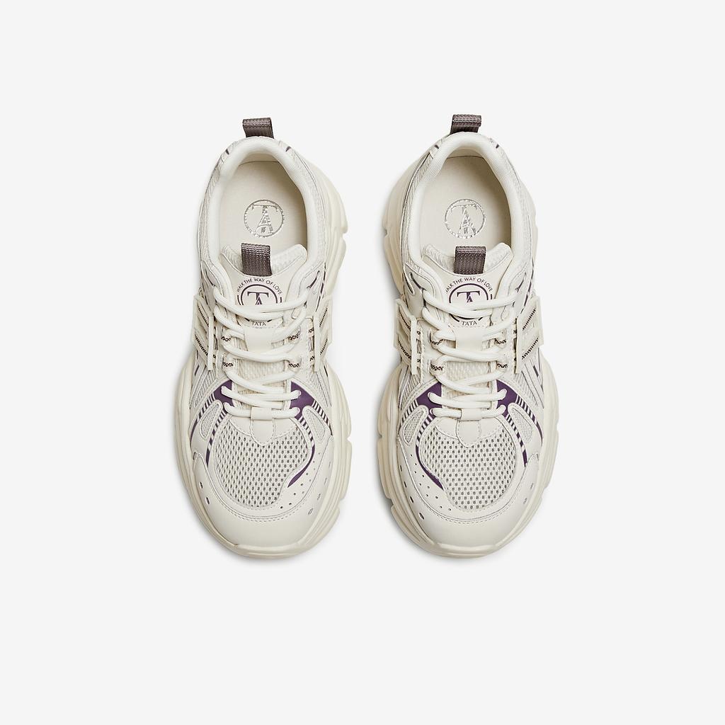 TATA/He She 2025 Summer Fashionable Casual Versatile Female Dad Shoes
