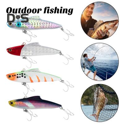 10CM/33G VIB Angelköder mit Haken Sinking Reflective 3D Harter Künstlicher Köder Süßwasser Salzwasser Forelle Bass Zander Angelzubehör