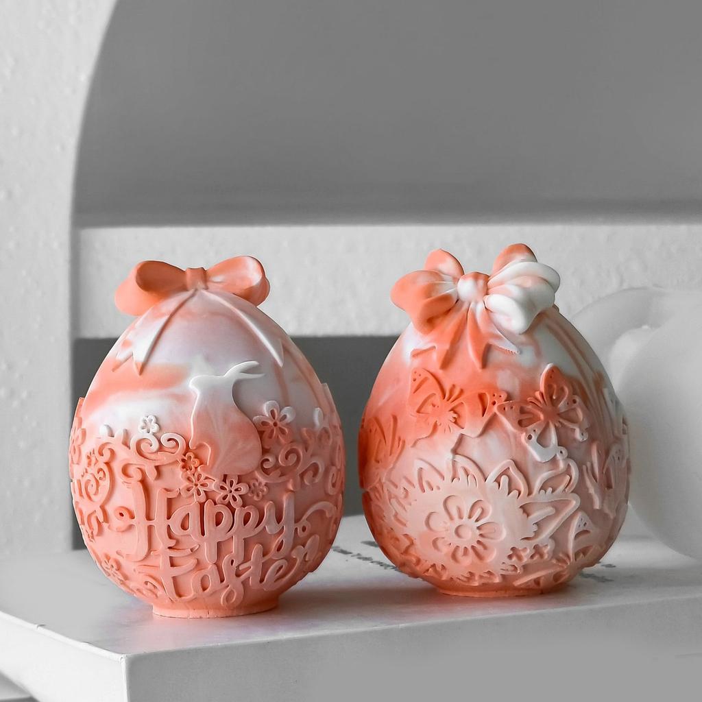 Easter Egg Silicone Mold For Candle Making And Crafting With Easy Release And Reusable Designs Scented Candle Mould