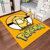 Japanese P0kem0n Theme Psyduck Printed Carpet Rugs for Living Room Bedroom Dining Office Sofa Non-Slip Large Decor Mat Potdemiel