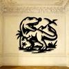 Metal Dragon Wall Art Sculpture Iron Statue Home Decor Living Room Game Room