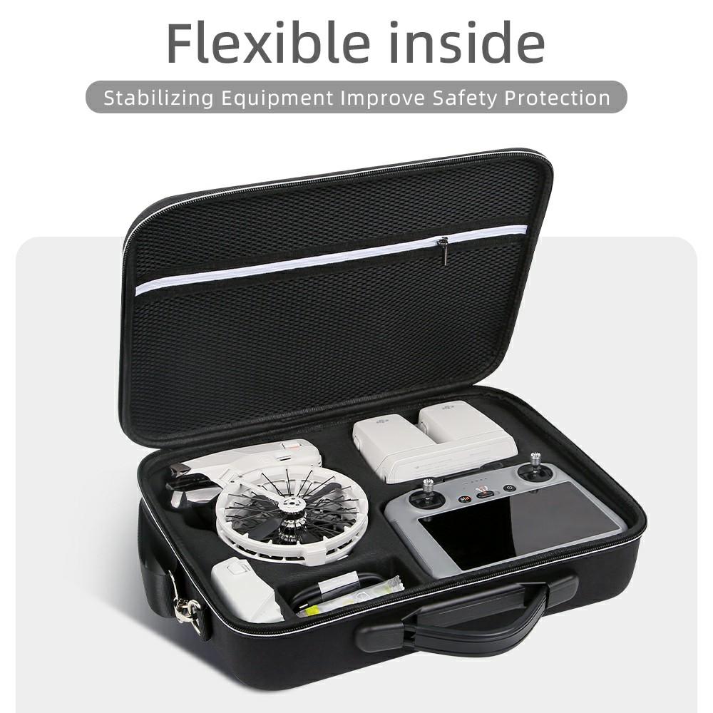 Storage Bag for DJI Flip + RC-2 + Charging Hub + Battery Portable RC Drone Carrying Case