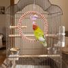 Wear-Resisting Bird Toy Swing Hanging Parrot Perch Multi-Function Parrot Swing Ring  Cockatiel