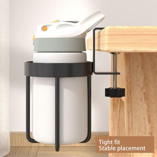 Yousheng Water Bottle Storage Rack Large Opening Design Strong Load-bearing Simple Installation Cup Rack Side Table Organizer