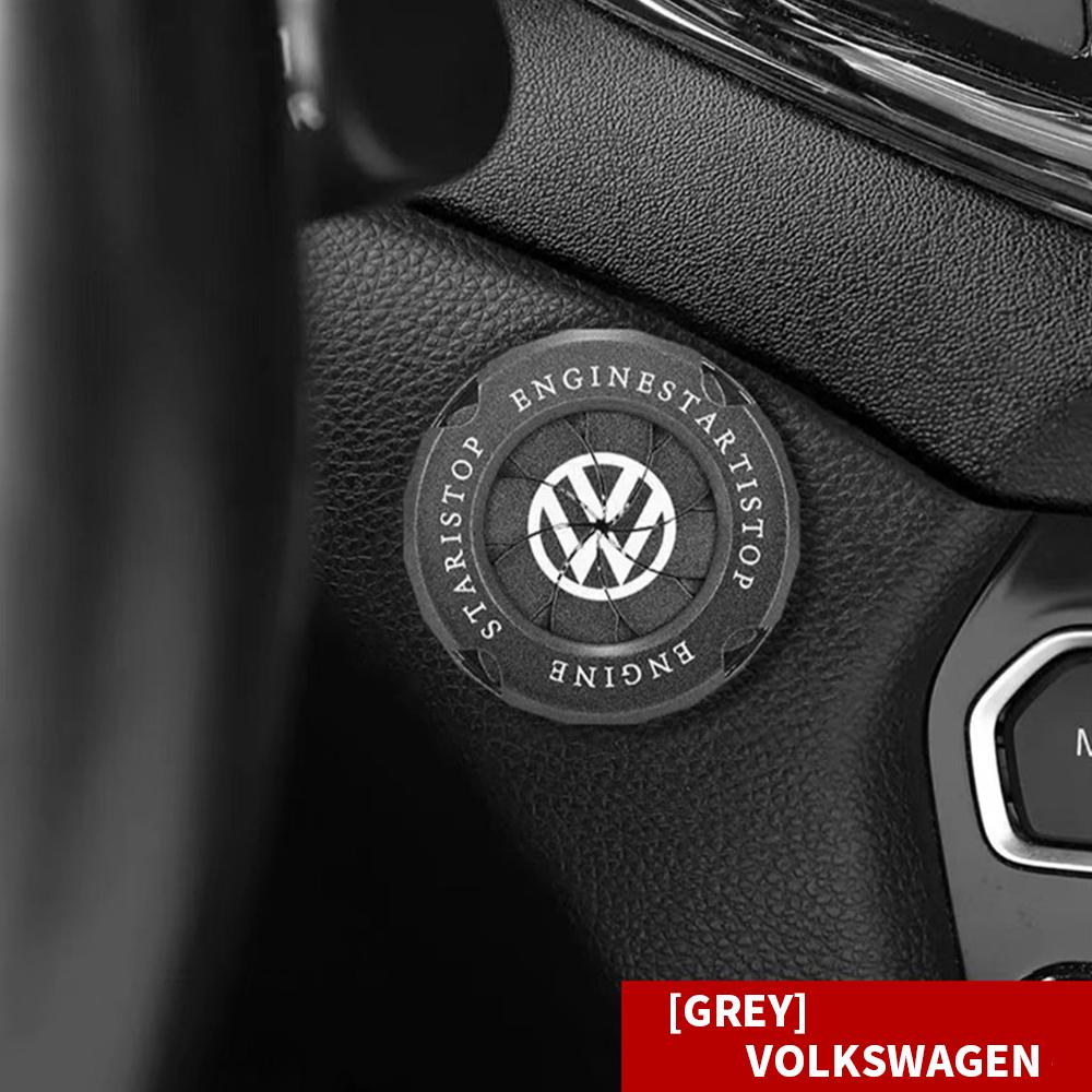 2026 Hot Car Ignition Device One-button Start Cover Decoration Sticker for VW Touran Sharan Jetta TDI R32 Passat Golf Polo GTI Scirocco ET1