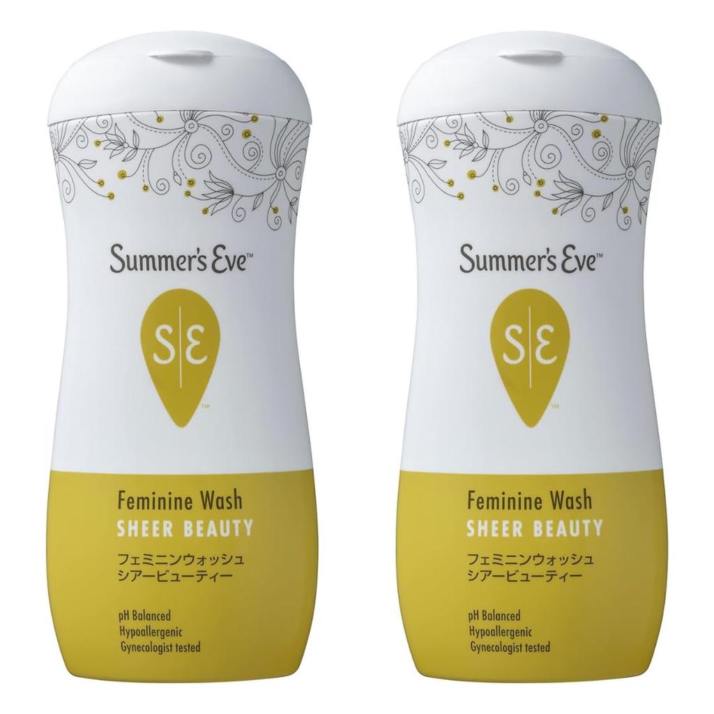 Set of 2 Eve Feminine Wash Sheer Beauty 237ml [Bulk Purchase] Summer's
