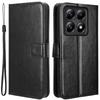 Motorola Signature Crazy Horse Portemonnee Flip Case, Zwart