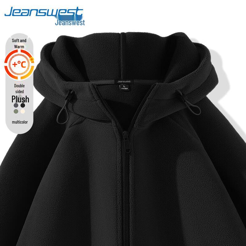 

Мужская зимняя флисовая куртка с капюшоном Jeanswest M