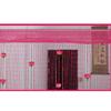 Elegant Rose Thread Curtains Bright Color Not Easy To Fade Vertical Look Encrypted Door Curtains