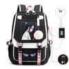 Animation Schoolbag Ghost Destroyer Blade Trend USB Large Capacity Student Ridge Backpack