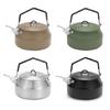 Foldable Handle Fast Heating Gas Teapot Outdoor Whistling Stainless Steel Kettle
