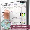 Ultra Fine Tip Magnetic Dry Erase Markers, 0.7mm Fine Tip Whiteboard Markers wit