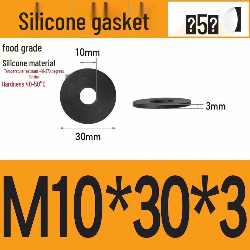 Silicone High-Temp Waterproof Gasket & Shock Absorbing Seal Pad