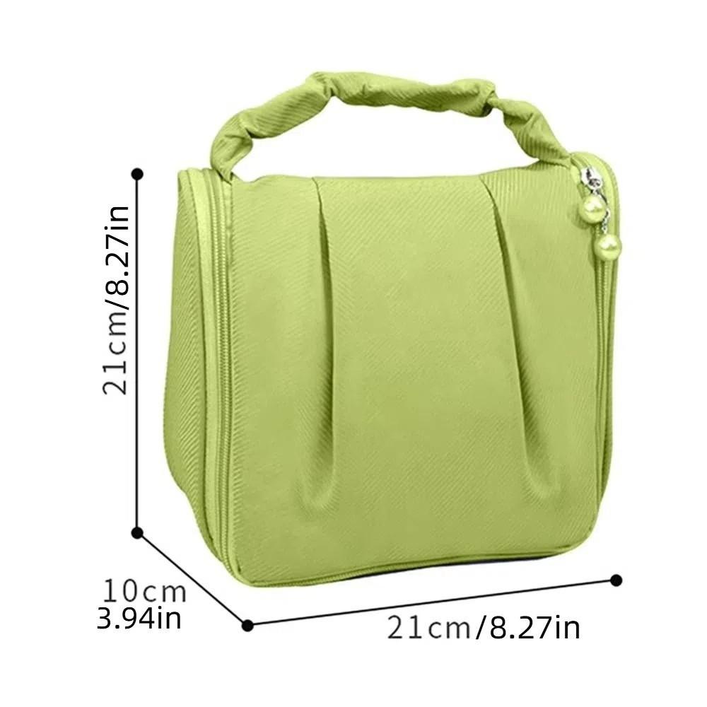 Large Capacity Cloud Cosmetic Bag Cute Portable Toiletry Pouch Multipurpose Solid Color Makeup Case Pouch for Outdoor Traveling