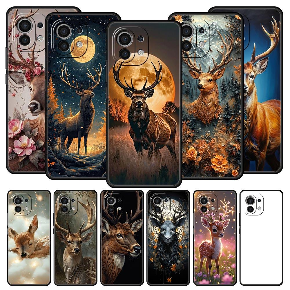Deer Lichee Pattern Phone Case Cover for Xiaomi Mi 17 15 14 13 12 11 Ultra 15T 14T 13T 12T 11T Pro Lite 5G Soft TPU Shell Capas