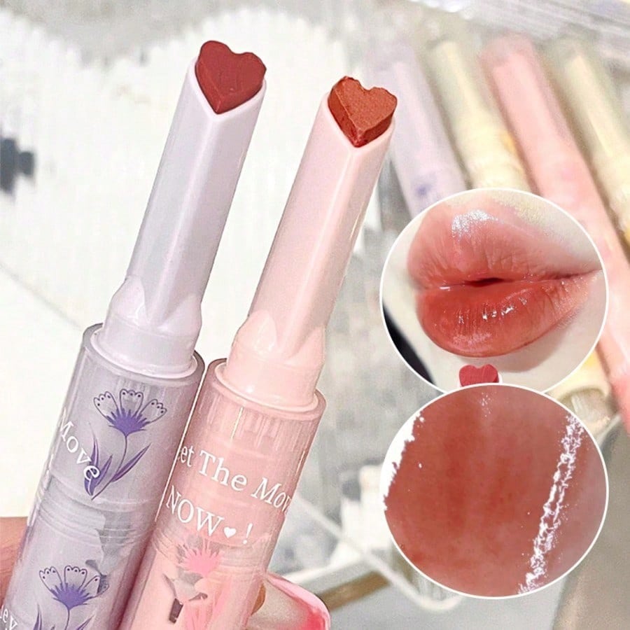 Hydrating Glossy Tinted Lip Balm, Long Lasting Color Payoff Moisturizing Non-Sticky Lip Care, Plumpi