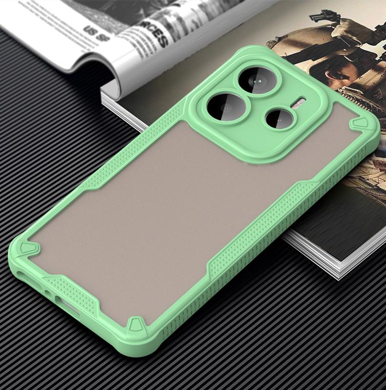 For Redmi Note 14 5G Case Redmi Note 14 Pro 5G Phone Case Redmi Note 14 Pro Plus Matte Back Cover Protection Shockproof Case