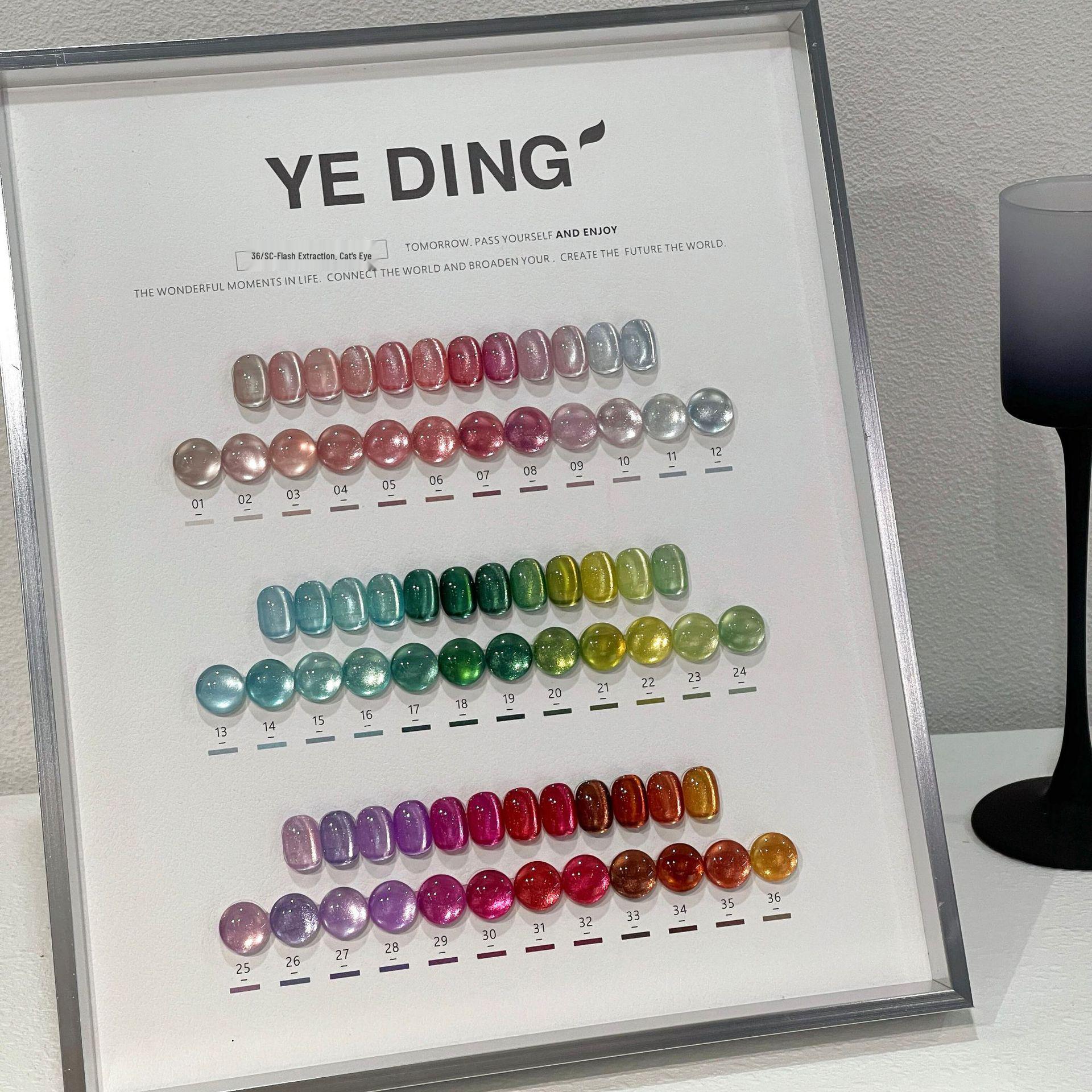 

Набор гель-лаков 2025 Beauty Expo из 36 цветов: Флеш Кристалл Кошачий глаз Полупрозрачная Коллекция для ногтевого салона