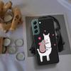 Cute Cartoon Llama Phone Case For Samsung Galaxy A12 A22 A32 A42 A52 A72 A54 A34 A24 A14 A73 A53 A33 A23 A13 5G F52 F62 Cover Sh