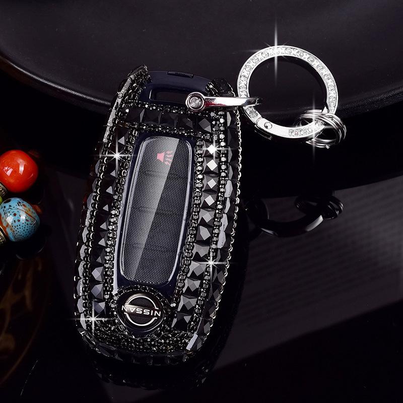 Nissan 14th Gen Sylphy, Qashqai, Teana, X-Trail, Tiida, Murano, Terra Car Key Diamond Cover for Women