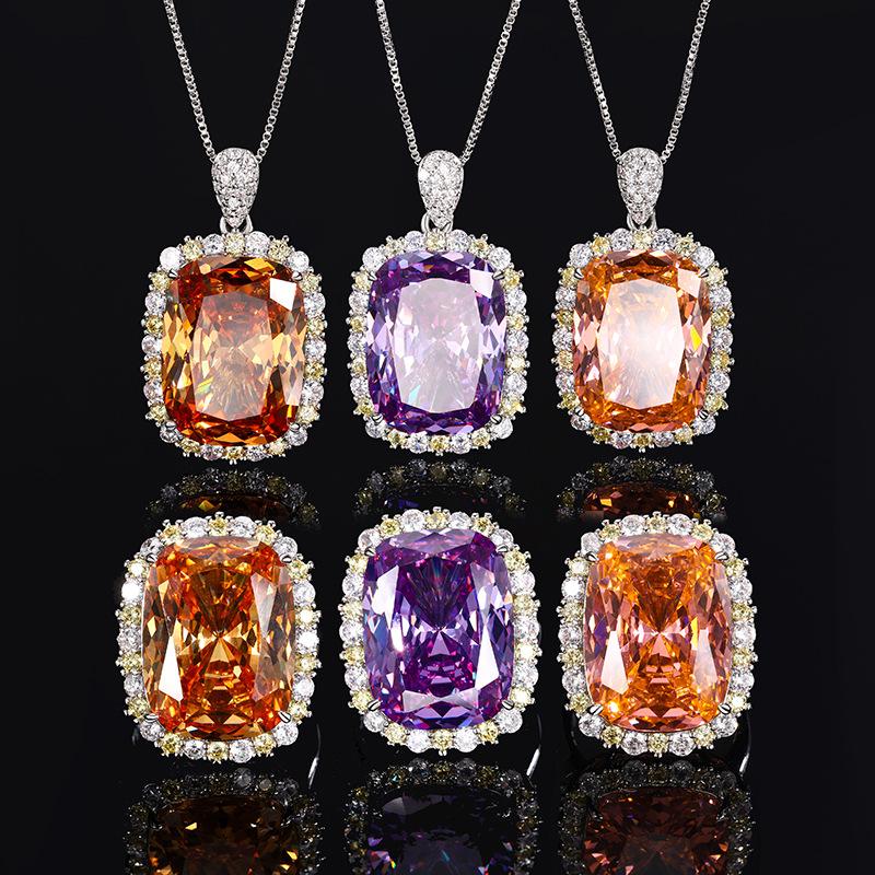 Jewelry Copper Bottom Gold-Plated Simulation Bird'S Nest Cutting Color Treasure Temperament Set Female 15 * 20