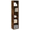 VidaXL Bookcase Smoked Oak 40x30x189 Cm Engineered Wood, Shelf, Bookshelf, Book Support, Cabinet of 857889
