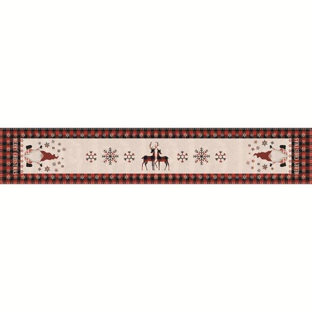 Vánoční vlajka na stůl Domácí dekorace Sněhová pléd Čajový ubrus Novoroční dekorace na stůl Příslušenství Povlečení na stůl Vlajka