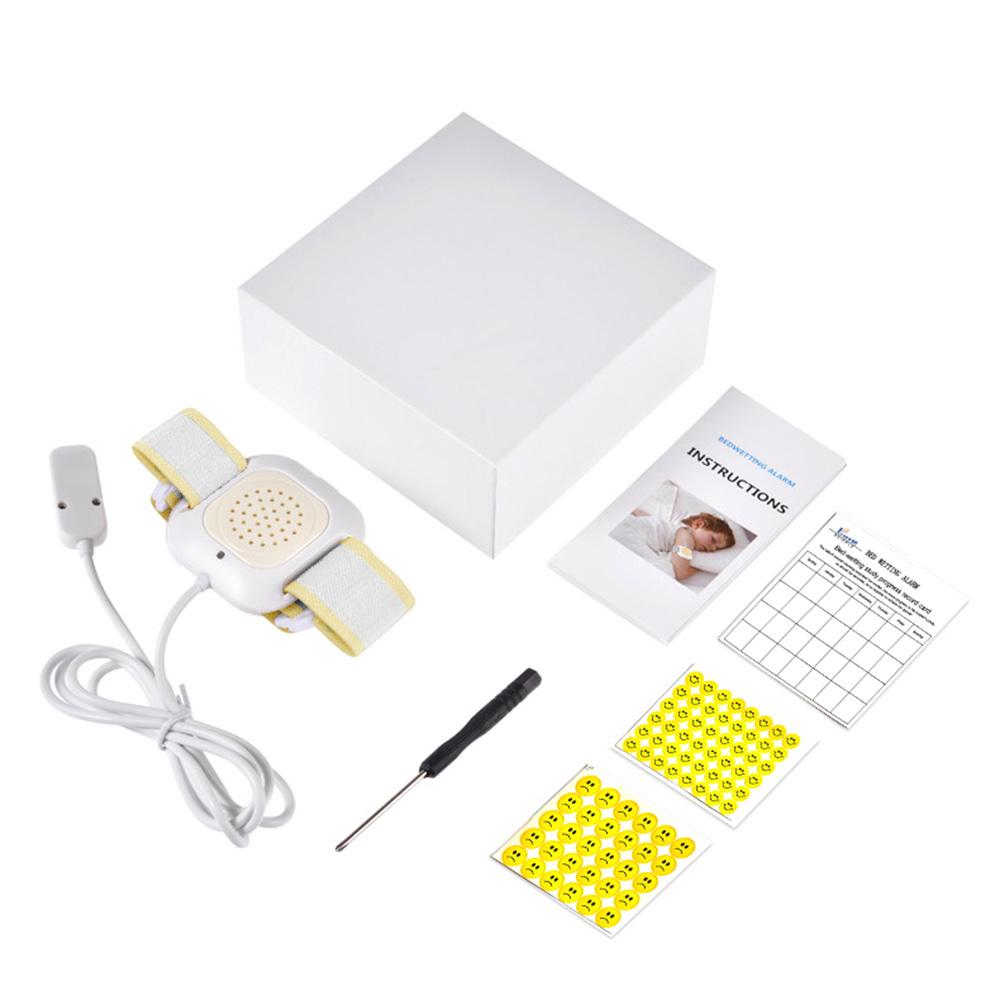 

Профессиональный наручный датчик для ночного недержания мочи Сигнализация для детей и малышей Взрослые Приучение к горшку Напоминание о мокром мочеиспускании Обучение сонному энурезу белый