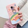 For Samsung Galaxy S9 S 9 Plus Cover Cute Cartoons Heart Cat Soft Silicone Shockproof Phone Case For Samsung S9 S9+ Funda Bumper