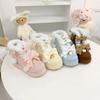 Winter Platform Snow Boots For Women Fashion Designer Bow Cute Plush Warm Cotton Shoes For Women Sweet Girls Lolita Ankle Boots