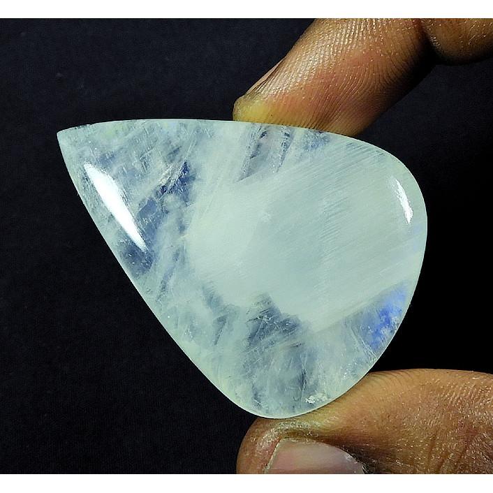 

33X45X08 MM Natural Moonstone Pear Cabochon Loose Gemstone 99Cts. SK-4617