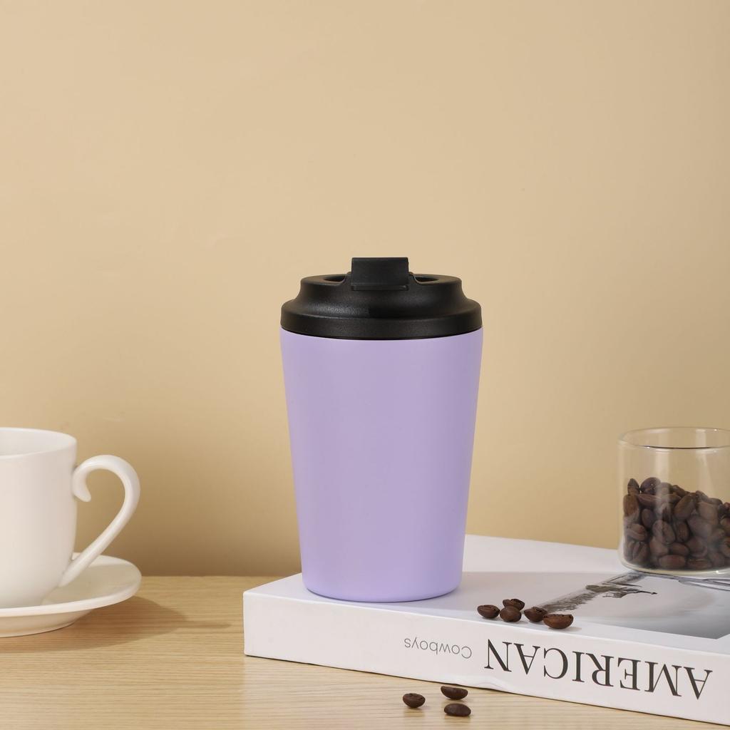 Mini 12Oz Coffee Cup Portable Stainless Steel Thermos Cup Office Home With Scale Car Cup
