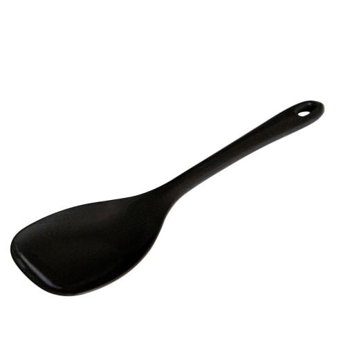 Kyoto Katsugu Multi-Function All-Silicone Spoon, Ebony, 27cm, Made In Japan, 4580047176990