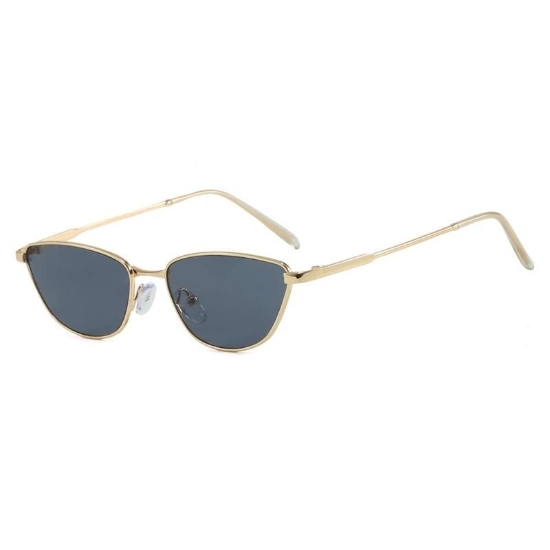 

2026 Retro Cat Eye Sunglasses for Women Men Vintage Metal Frame UV400 Protection Candy Color Fashion Sun glasses Shades Female as shown